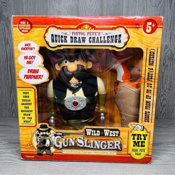 Jasman 2004 retro Wild West pistol Pete quick draw game cowboy game - Picture 1 of 6
